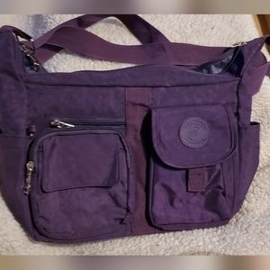 Bobo Fabuxry heavy duty purple nylon 'ish' bag